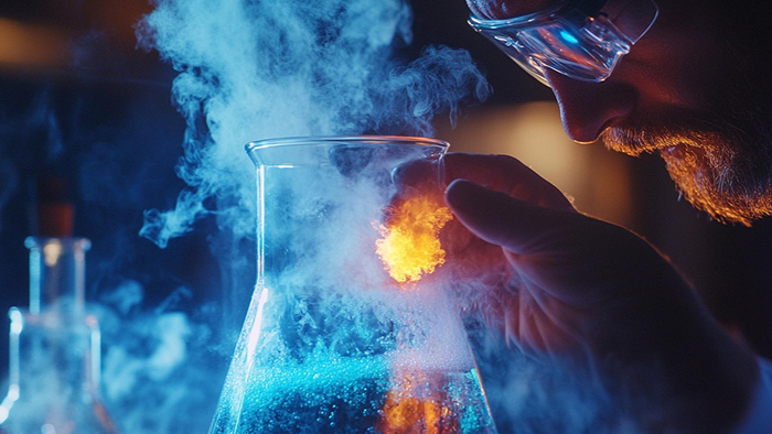 Scientific banner illustrating: REAL CHEM’s Exploration gave Tori a new perspective on climate…