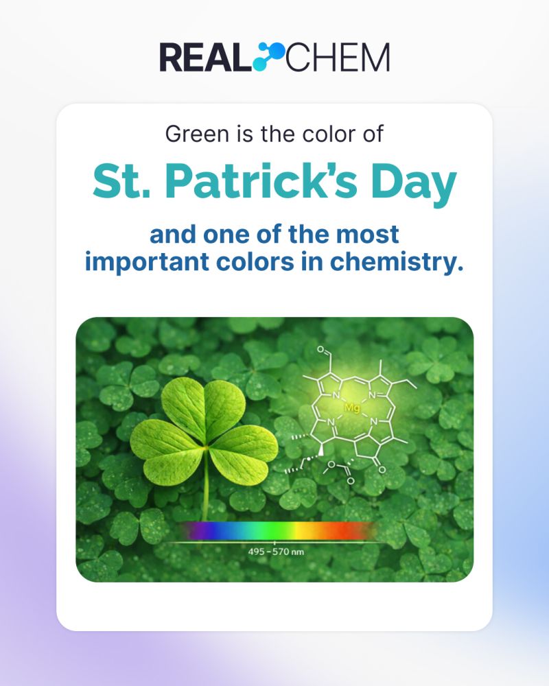 ☘️ Plants appear green because of chlorophyll, a pigment that…