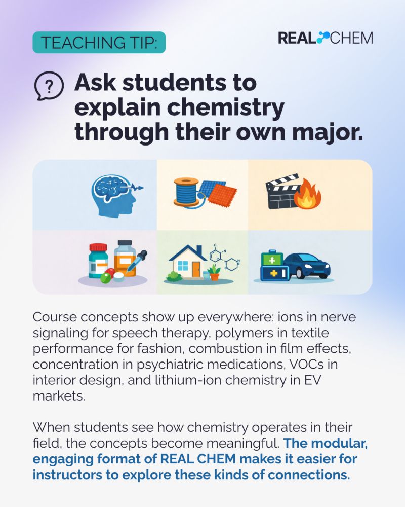 💡 Teaching tip that changed how my students see chemistry:…